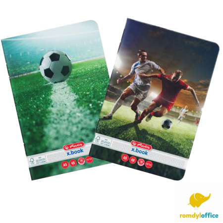 Caiete - Caiet A5 48 file matematica Fotbal Herlitz