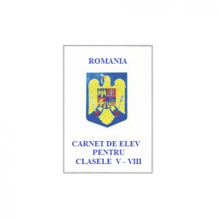 Coperti si Etichete scolare - CARNET ELEV CLASELE V-VIII