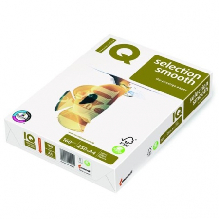 Produse din hartie - Carton IQ SELECTION A4 160 GR 250 COLI/ALB
