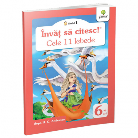Carti si caiete de colorat 11% - Cele 11 lebede, Nivel 1
