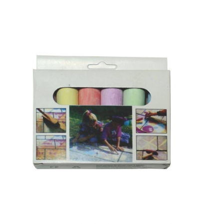 Creta scolara si Markere cu creta si vopsea - CRETA COLORATA JUMBO 6/SET