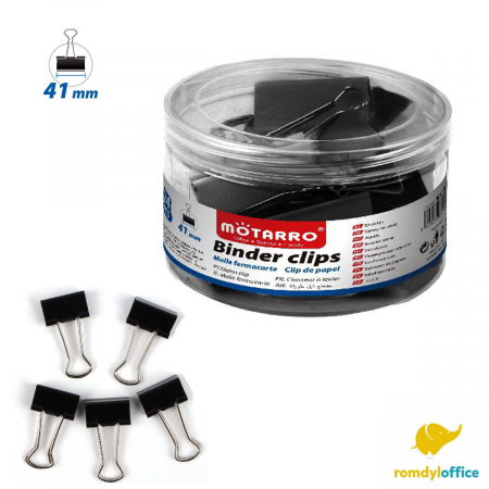 Ace, agrafe, clipsuri si pioneze - Clips metalic 41mm 24 buc/set