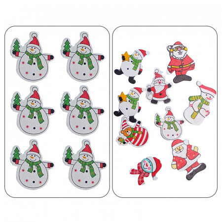 Rechizite scolare - CRAF-6 CRAFT LEMN -FIGURINE COLOR DIVERSE