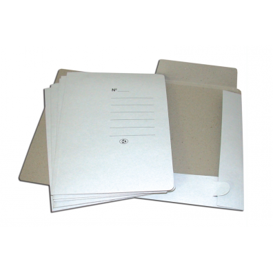 Folii, Dosare plastic si carton - Dosar carton plic, A4, 225g, culoare alb