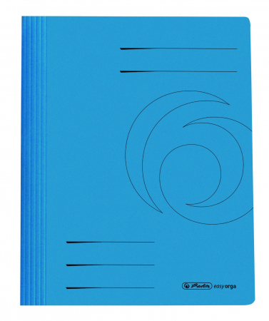 Dosare din carton - Dosar carton, format plic, A4, 320g, albastru