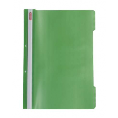 Folii, Dosare plastic si carton - Dosar plastic cu sina si perforatii, verde