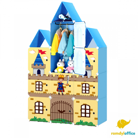 Mobilier de Camera - Dulap modular 10 cuburi castel 110*37*164cm