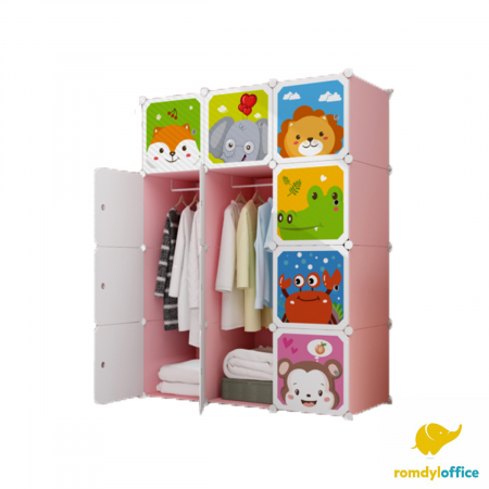 Mobilier de Camera - Dulap modular 12 cuburi 110*37*146cm