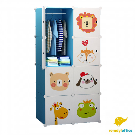Mobilier de Camera - Dulap modular 8 cuburi 75*37*146cm