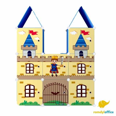 Mobilier de Camera - Dulap modular 8 cuburi castel 110*37*129cm