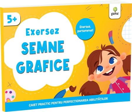 Carti si caiete de colorat 11% - Exersez Semne Grafice