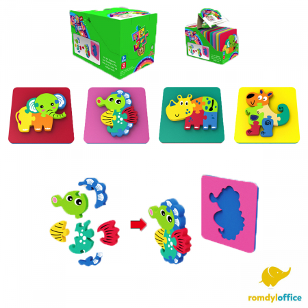 Jucarii pt bebelusi - Figurile puzzle buretate