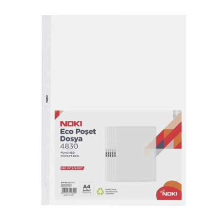 Folie, Dosare plastic si carton - Folie protectie A4, 45 microni, 100 bucati/set