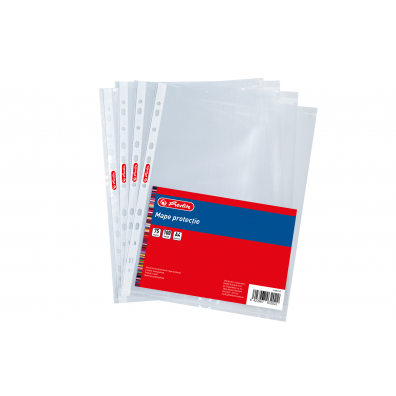 Folii, Dosare plastic si carton - Folie protectie A4, 75 microni, 100 buc/set