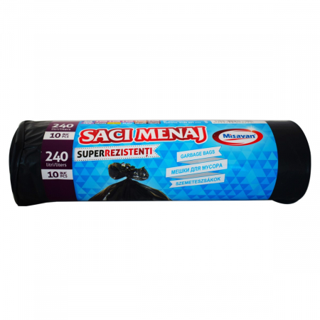 Produse de curatenie - FORTINO SACI MENAJ 240L 10/SET
