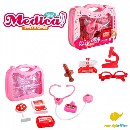 Set de joaca doctor - Gentuta doctor cu accesorii 27.5*22*6cm