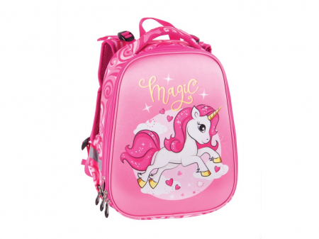 Ghiozdan Anatomic Cube Pink Magic