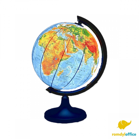 Table de scris, Harti si Globuri pamantesti - Glob geografic tip lampa 25cm