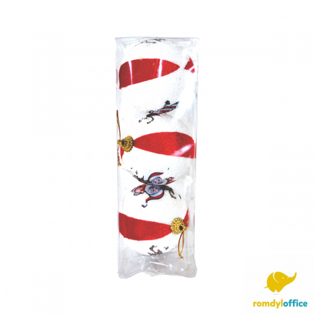 Globuri 8cm rosii 3/set [1]