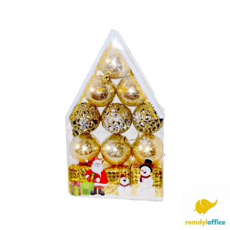 Accesorii de Craciun - Globuri Christmas 5cm 14/set