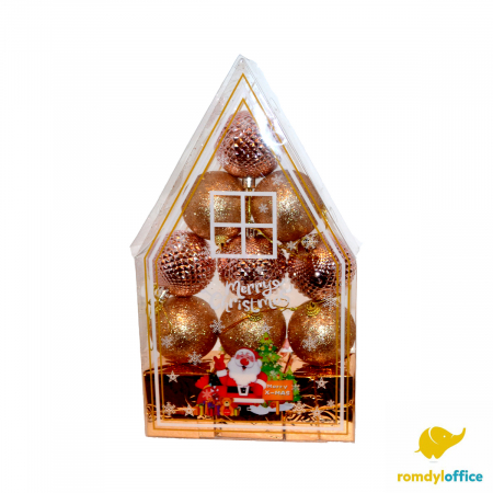 Accesorii de Craciun - Globuri Christmas 6cm 12/set
