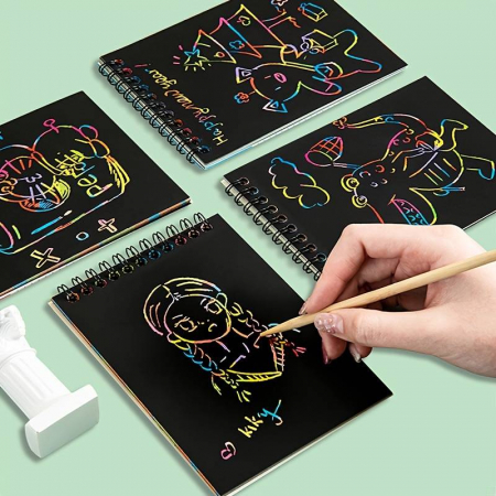 Hartie colorata si de creativitate - Hartie magica A5 12 coli/set