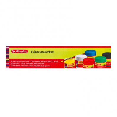 !!!! Ai grija ca strici gomagu !!! - Acuarele Guase 6*25ml/culoare Herlitz