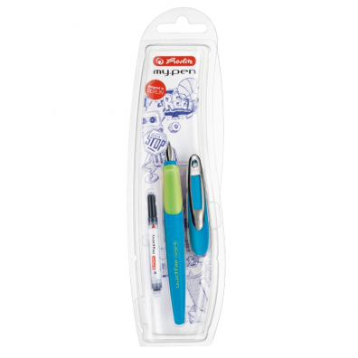 Stilouri scolare - BLISTER STILOU MY PEN M ALBASTRU/NEON