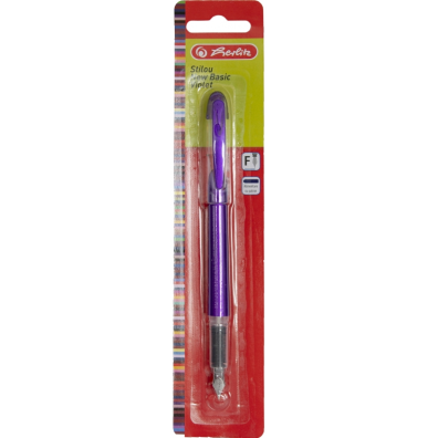 Instrumente de scris - Blister Stilou New Basiz Penita M Roz