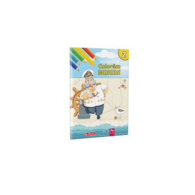 Carti si caiete educative de colorat - CARTE DE COLORAT A4, 16F, MESERII