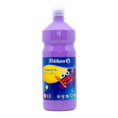 Acuarele, Tempera, Guase, Pensule - Tempera 1l Liliac Pelikan