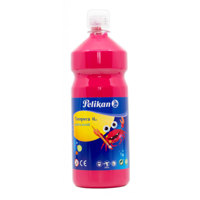 Acuarele, Tempera, Guase, Pensule - Tempera 1L Magenta Pelikan