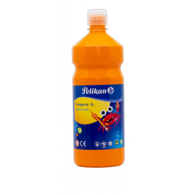 Acuarele, Tempera, Guase, Pensule - Tempera 1L Orange Pelikan