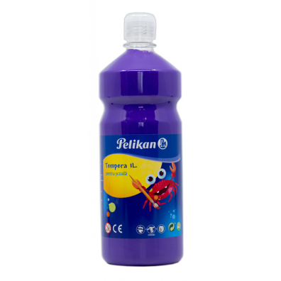 Acuarele, Tempera, Guase, Pensule - Tempera 1L Violet Pelikan