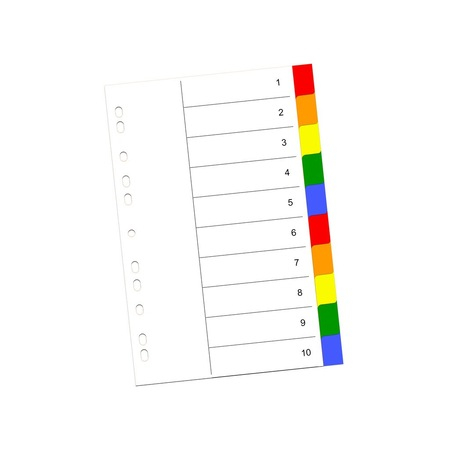 Separatoare si indecsi - Index color din plastic