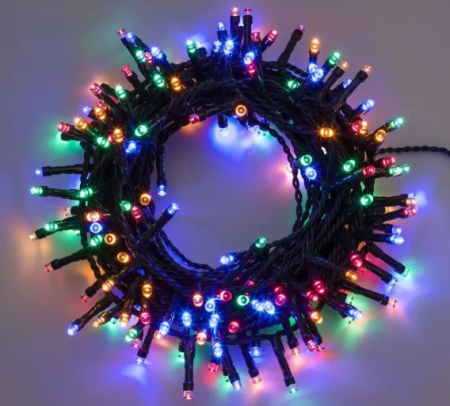 Articole decor - Instalatie 10m cu 100 led multicolor cu sunete
