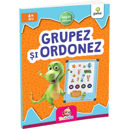 Carti si caiete de colorat 11% - Invat cu Zigaloo Grupez si Ordonez