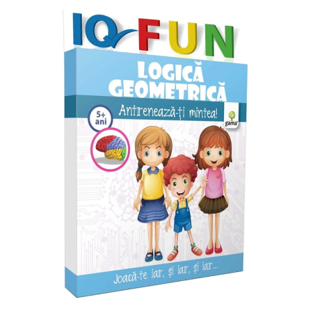 Carti si caiete de colorat 11% - Iq Fun Logica GEOMETRICA
