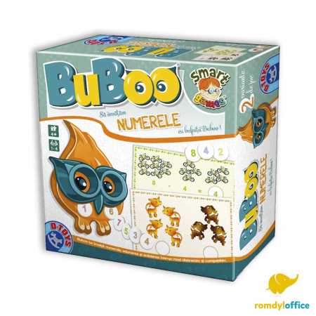 Jocuri de societate - Joc Buboo Numerele, Joc de societate, D-TOYS