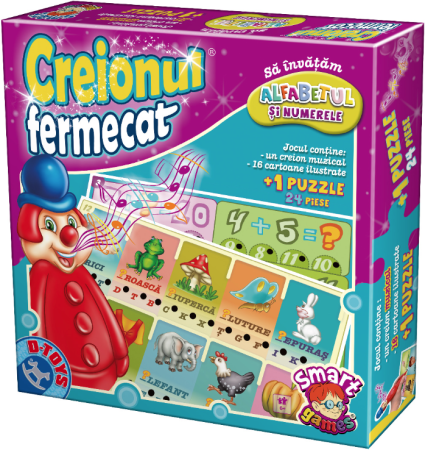 Jucarii - Joc Creionul fermecat Alfabetul, Joc educativ