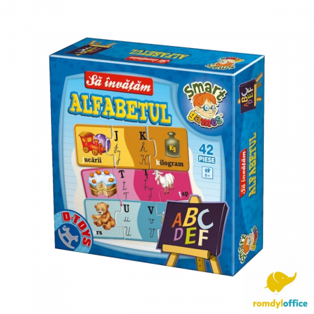 Jocuri de societate - Joc Sa Invatam Alfabetul, Joc educativ
