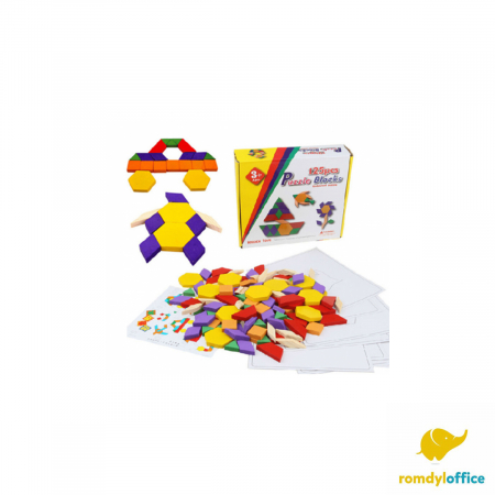 Jucarii de lemn - Joc tangram
