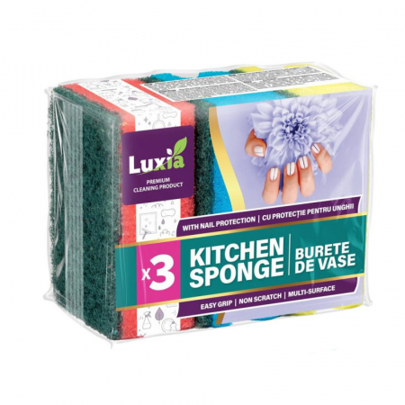 Produse de curatenie - LUXIA BURETI DE VASE CANELURA 3BUC/SET