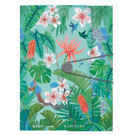 Organizare si arhivare - Mapa A4 PP cu elastic Ladylike Jungle