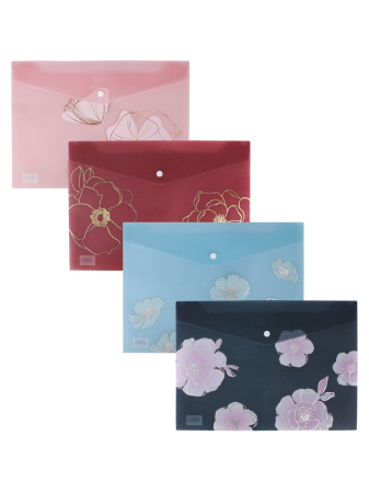 Mape si Clipboard-uri - Mapa plastic cu buton A4 Motarro