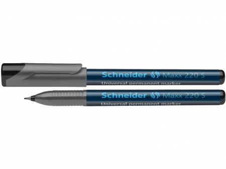 Instrumente de scris - Marker permanent universal, Maxx 220 S, negru