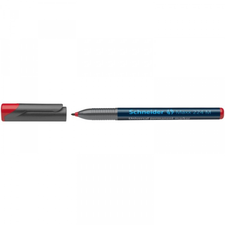 Markere si whiteboard - Marker universal permanent, OHP Maxx 224 M, rosu