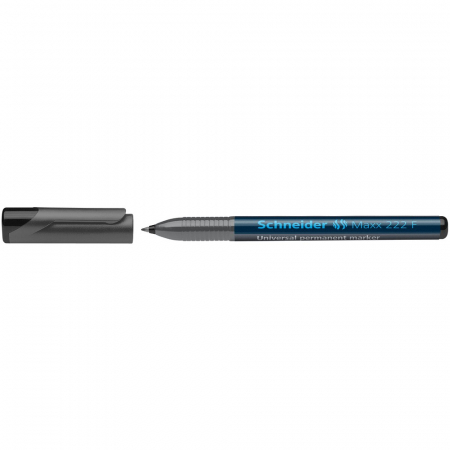 Markere permanente, whiteboard si burete de sters - Marker permanent universal, OHP Maxx 222 F, negru