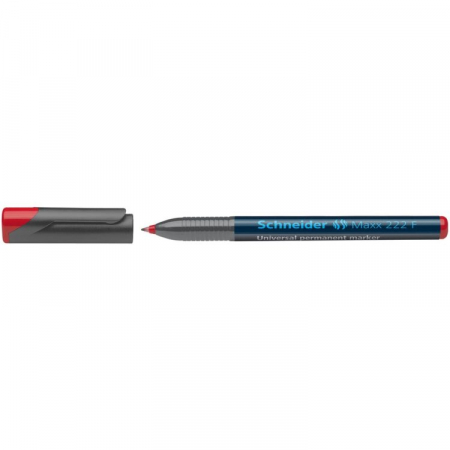 Markere si whiteboard - Marker permanent universal, OHP Maxx 222 F, rosu,