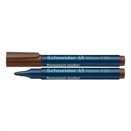 Markere si whiteboard - Marker permanent, Maxx 130, maro